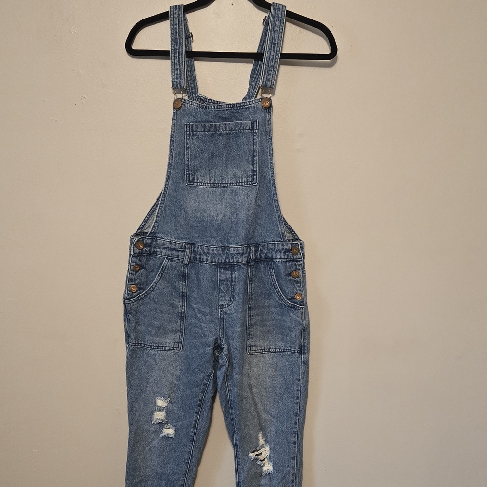 Blue Denim Overalls